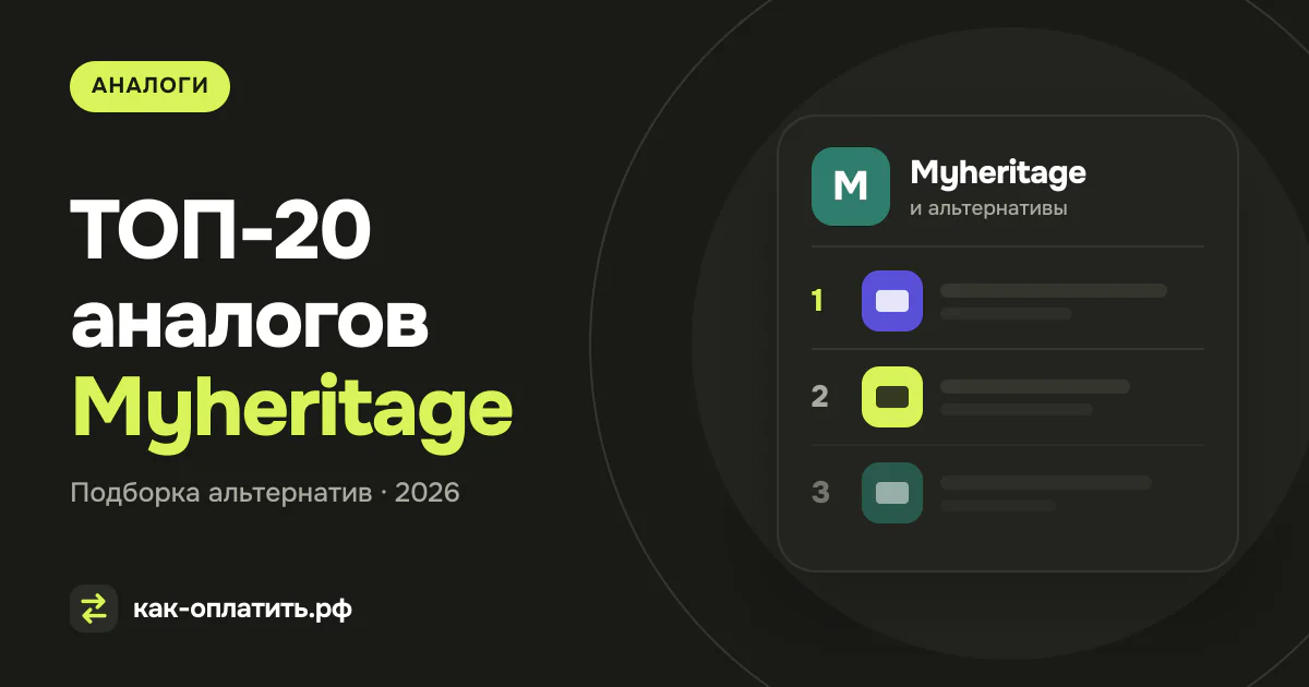 ТОП-20 аналогов Myheritage, российских и международных