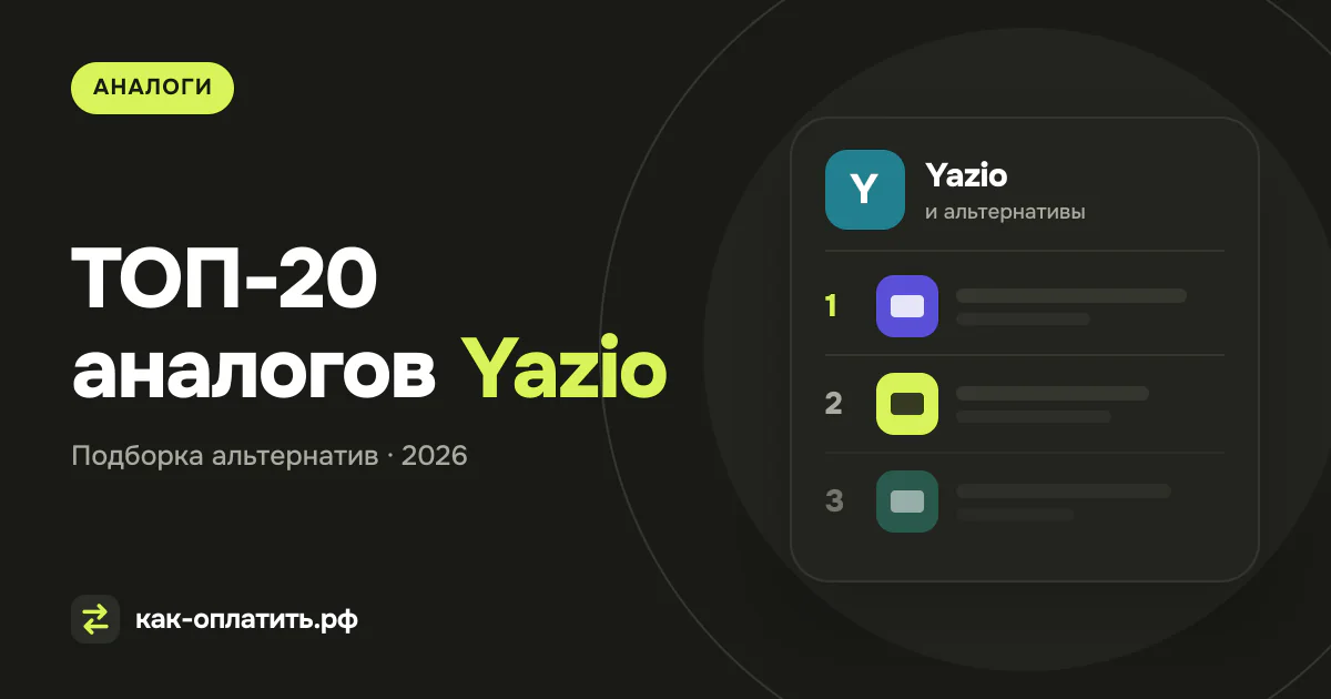 ТОП-20 аналогов Yazio, российских и международных