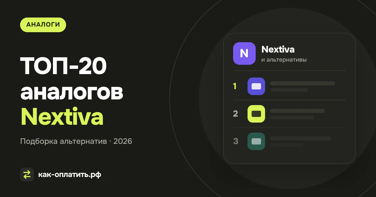 ТОП-20 аналогов Nextiva, российских и международных