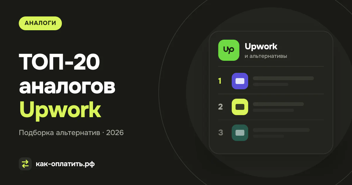 ТОП-20 аналогов Upwork, российских и международных