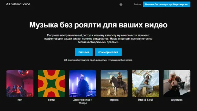 Как оплатить epidemic sound из России в 2026 году