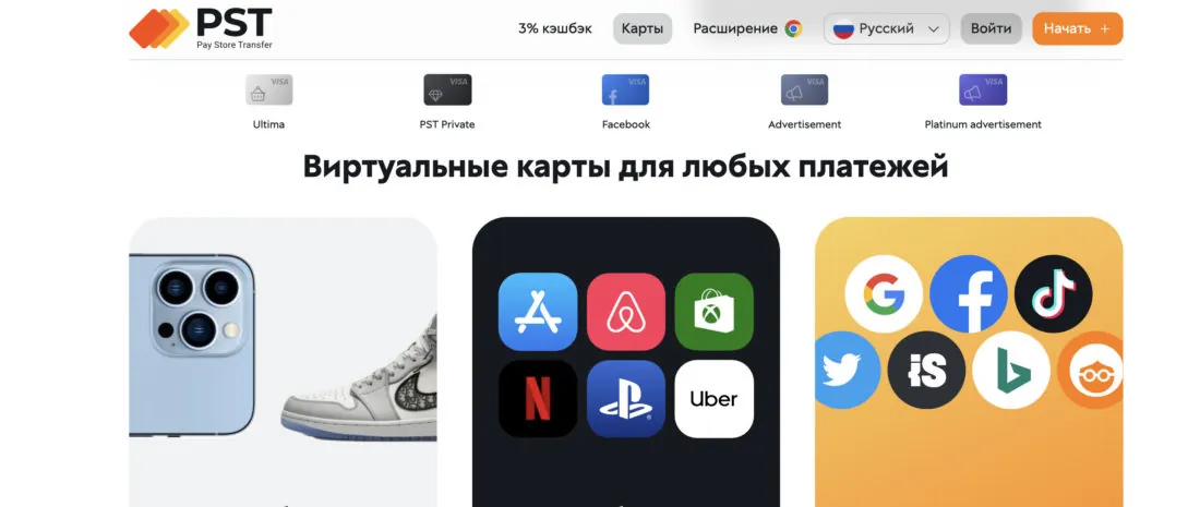 Сравнение PYYPL и PST.NET